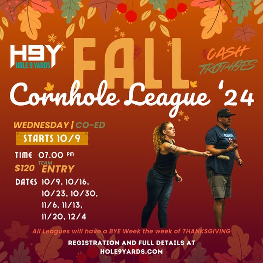 Fall '24 Cornhole League | Wednesday Co-ed