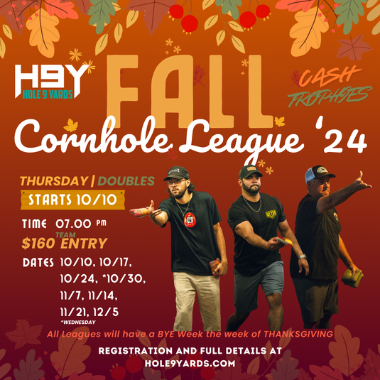 Fall '24 Cornhole League | Thursday BYOP